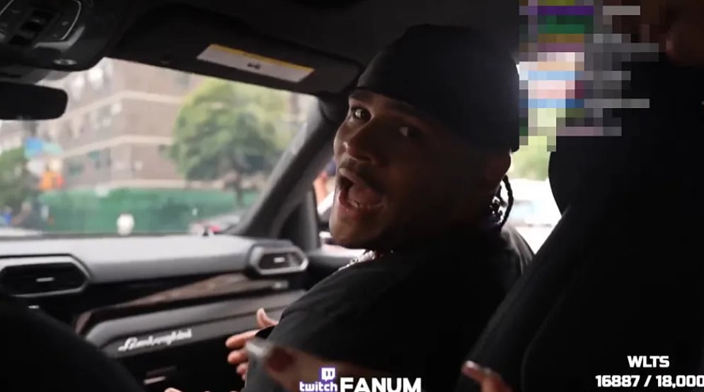 NYPD Seizes Twitch Star Fanum's Lamborghini Urus At Gunpoint As Livestream Ends Abruptly - Twitch.TV/ Fanum